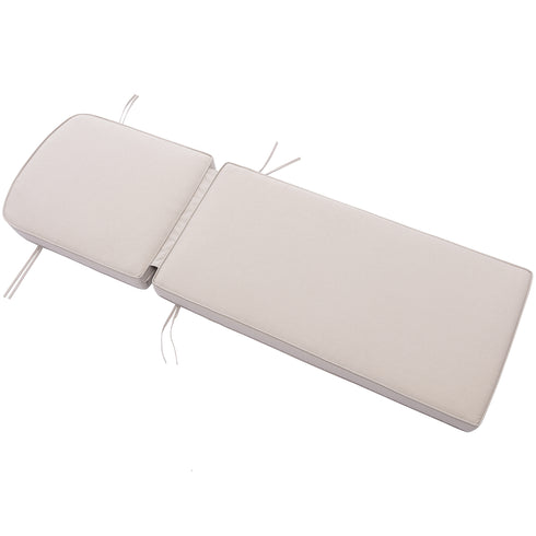 Ranu Extra Thick Outdoor Cushion Set – Beige Patio Chair Cushions | Outdoor Seat & Back Cushions | Weather-Resistant Outdoor Cushions | Kinwell Furniture